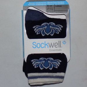 New Sockwell Navy cashmerino lotus
